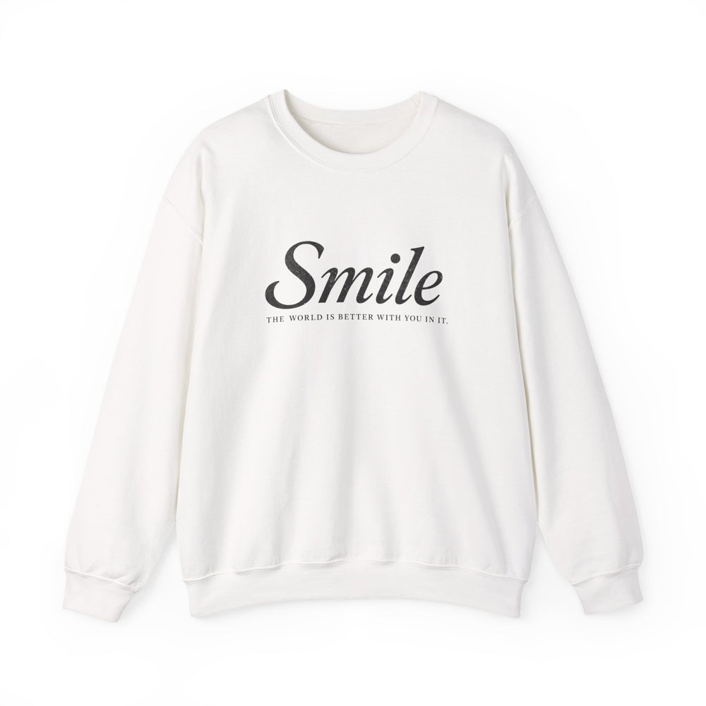 Smile | The World Is Better With You In It Crewneck