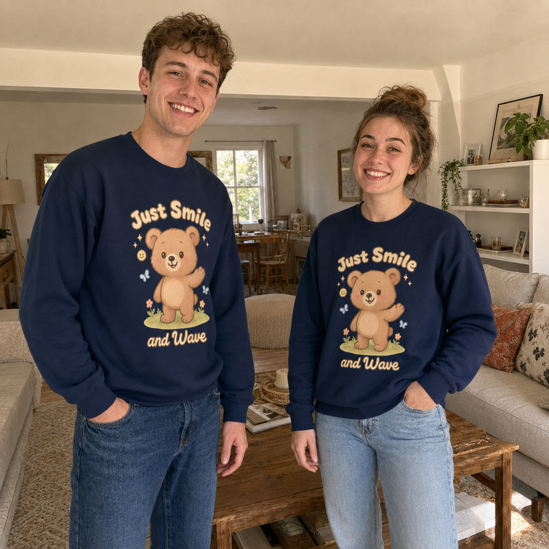 Smile | Smile and Wave Crewneck
