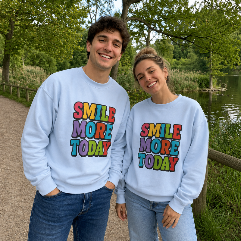 Smile | Smile More Today Crewneck