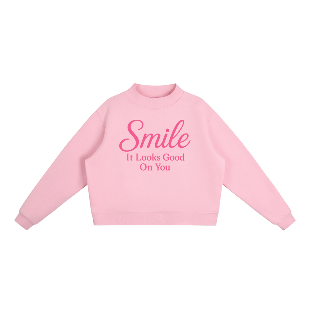 Smile | It Looks Good On You Mockneck