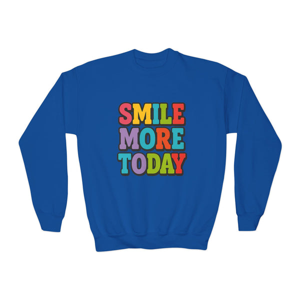 Smile | Kids Smile More Today Crewneck