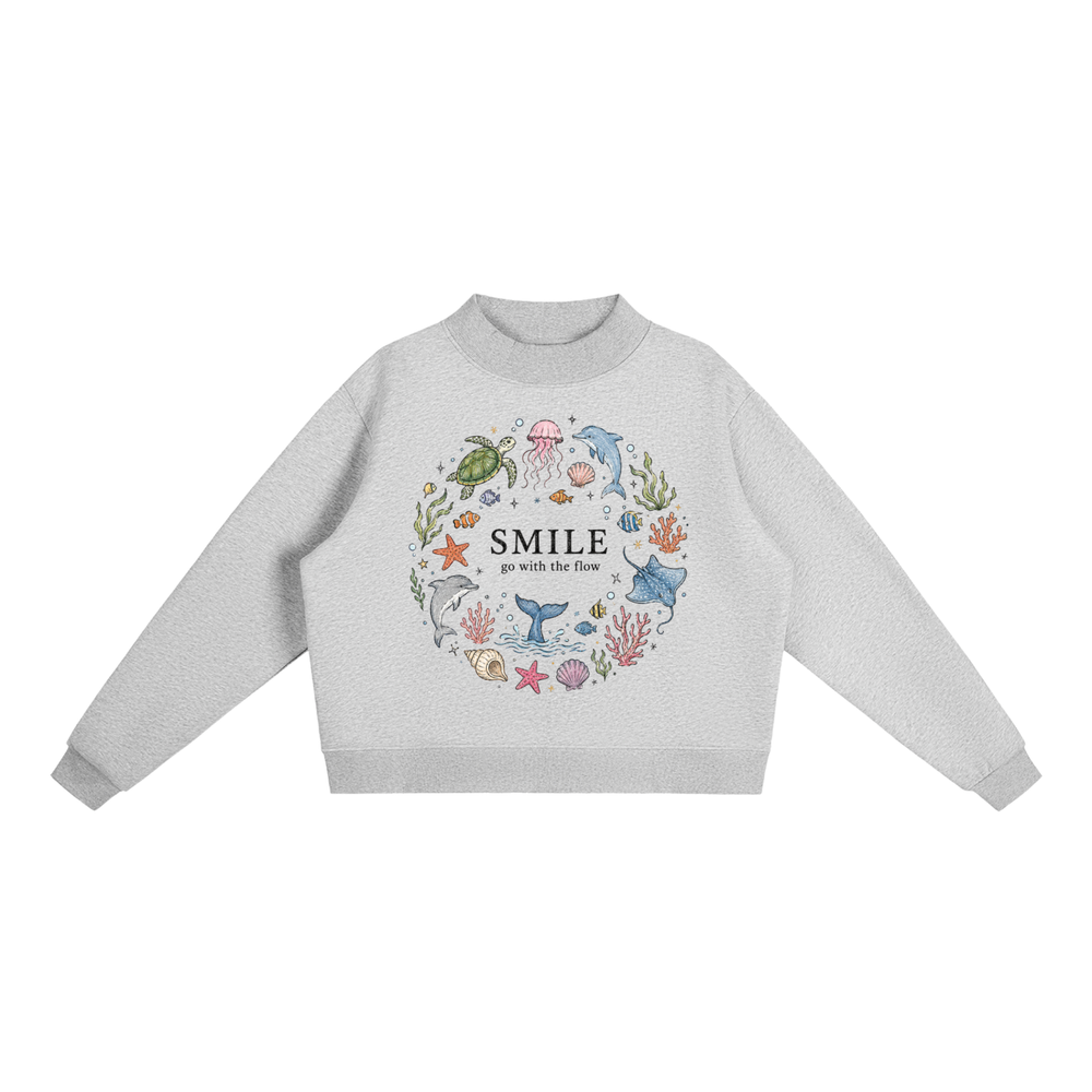 Smile | Go With The Flow Mockneck