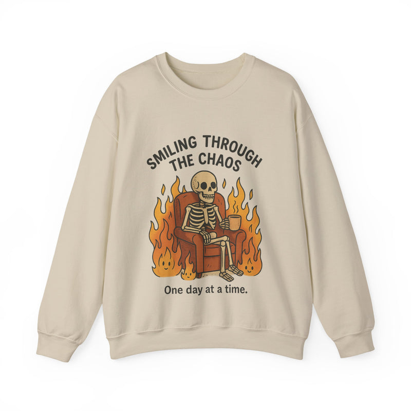 Smile | Smiling Through The Chaos Crewneck