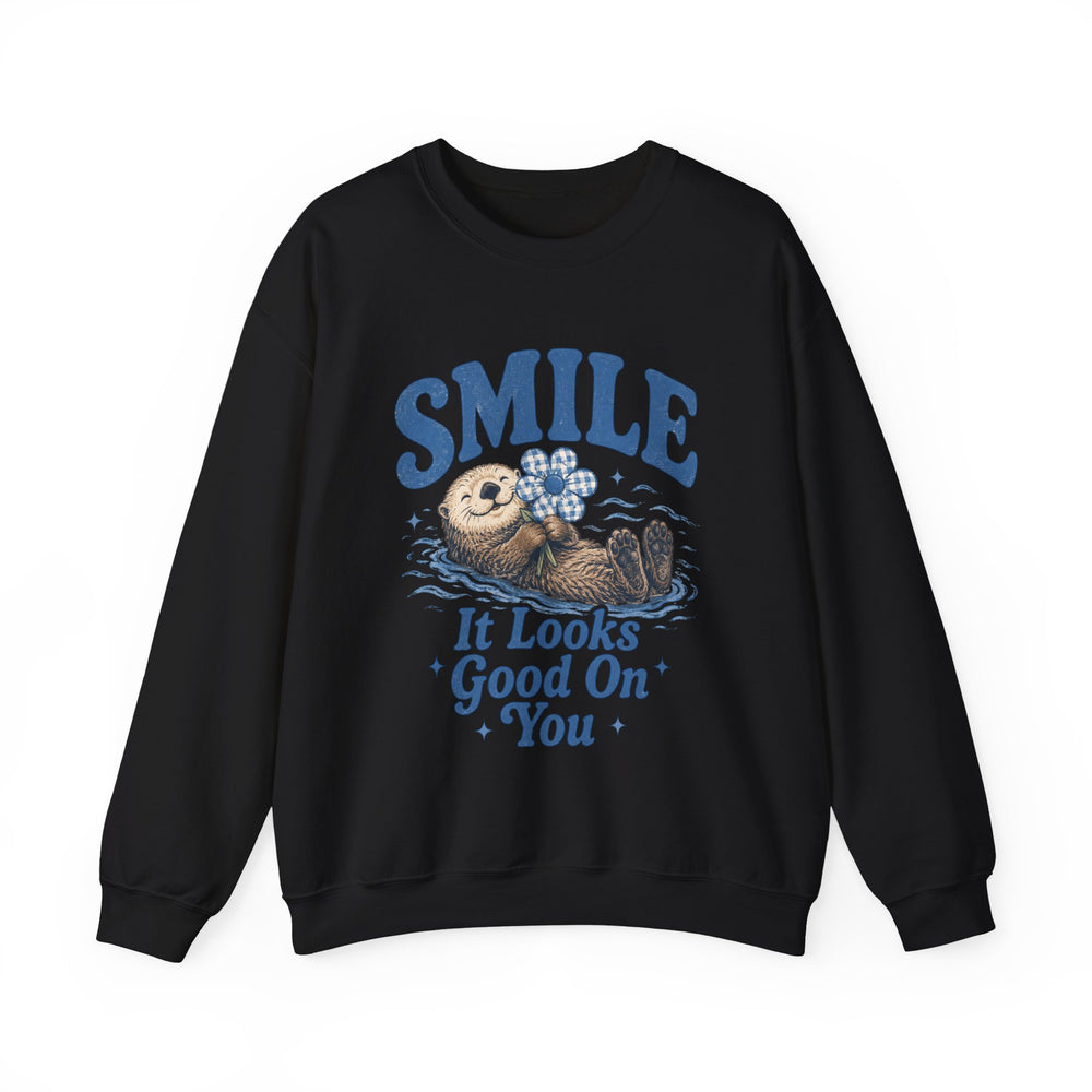 Smile | Otterly Positive Crewneck
