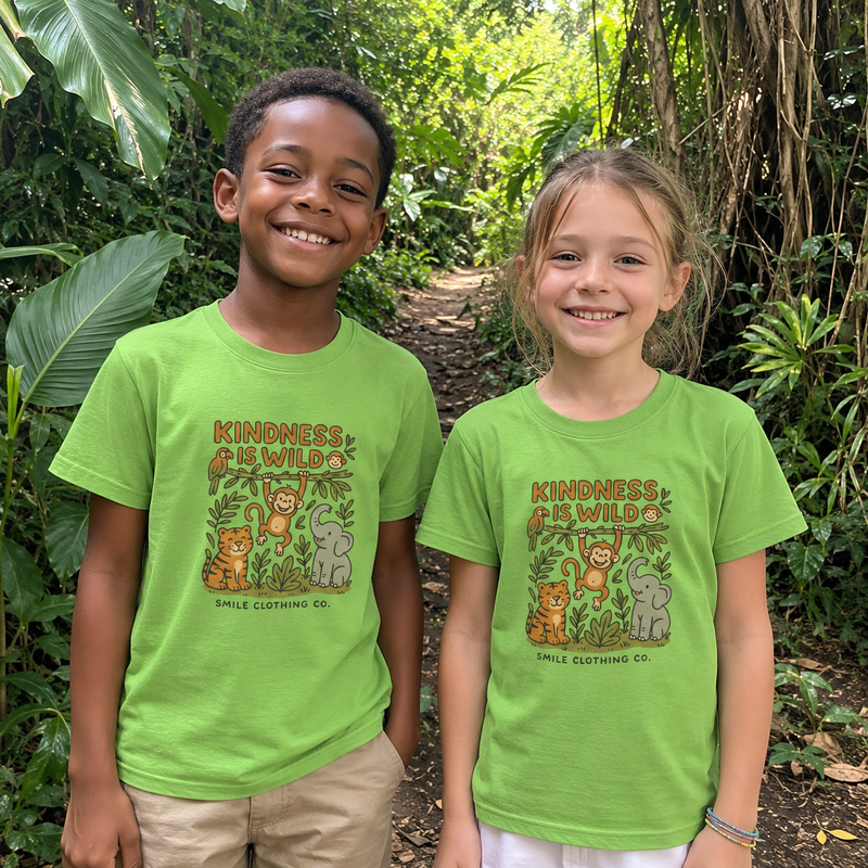 Smile Kids | Kindness Is Wild Shirt