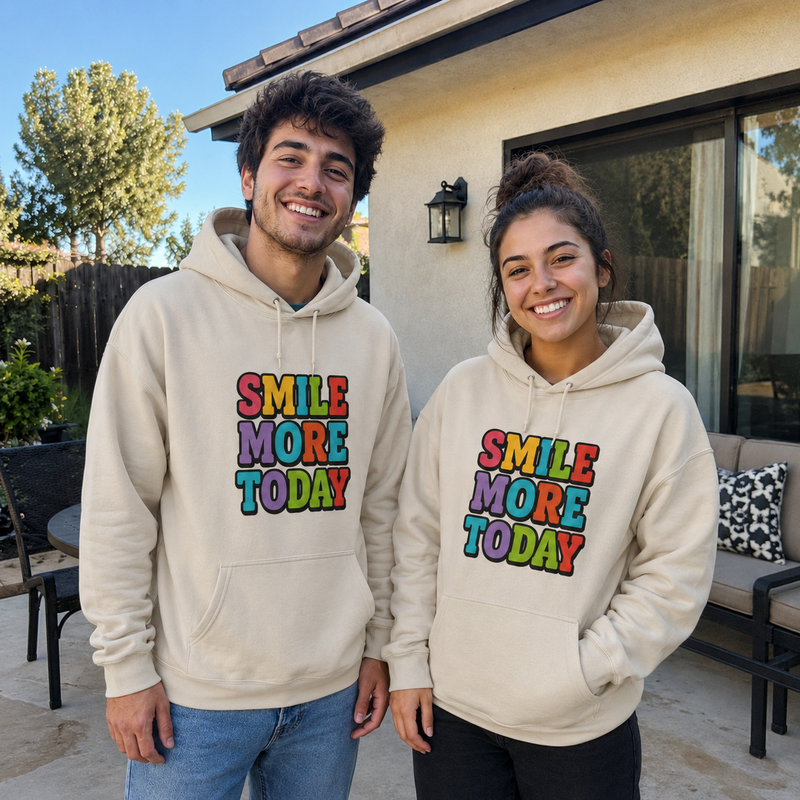 Smile | Smile More Today Hoodie