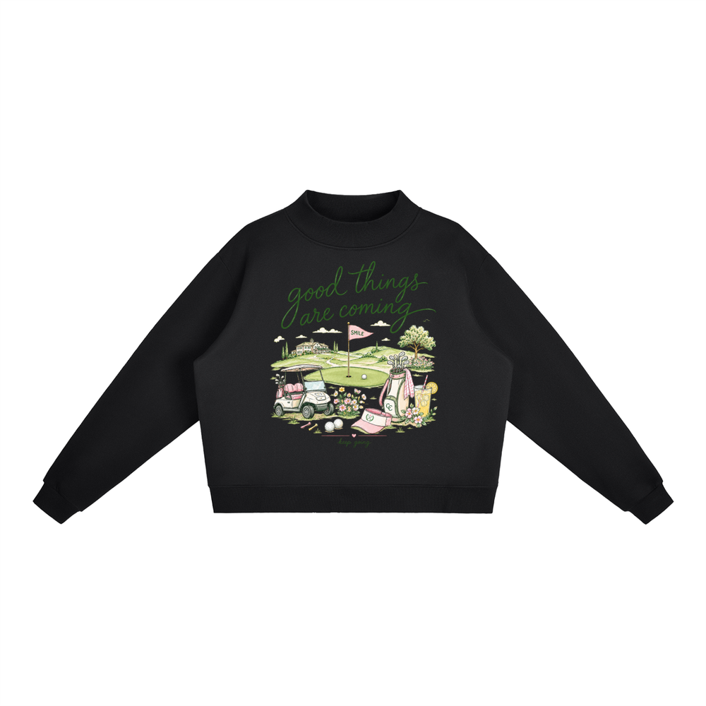 Smile | Fairways & Good Days Mockneck