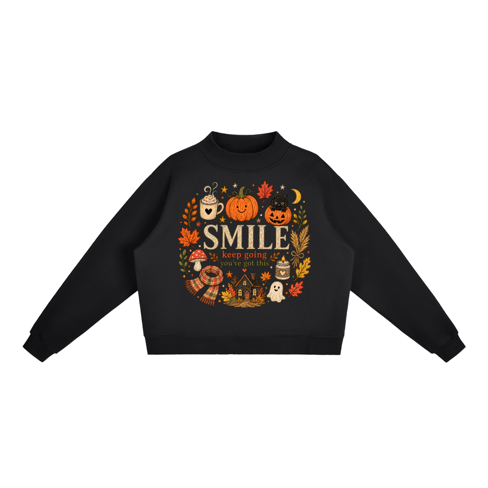 Smile | Brighter Days This Fall Mockneck