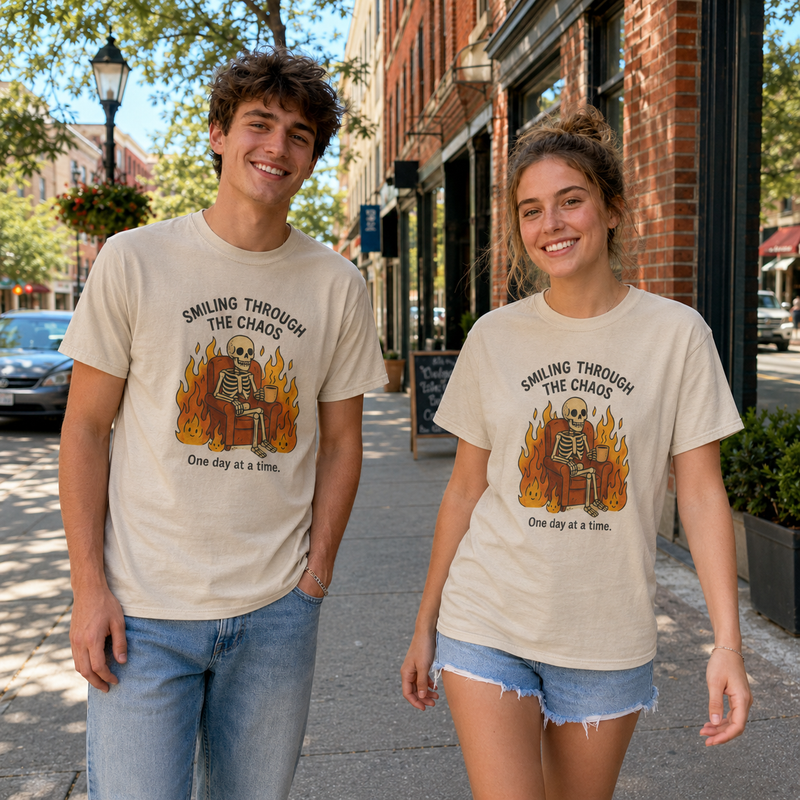 Smile | Smiling Through The Chaos Shirt